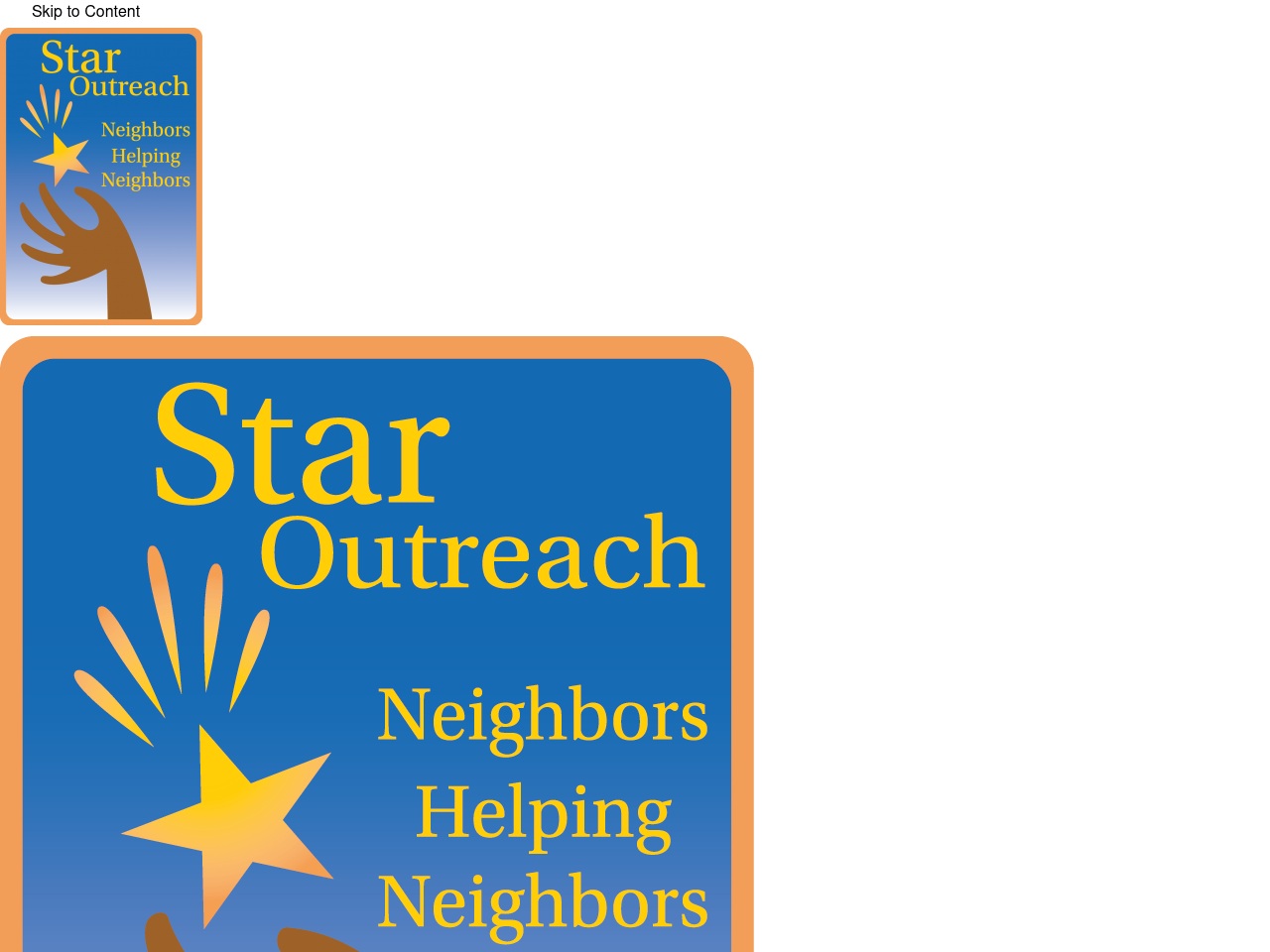 starfoodbank.com screenshot alt-text