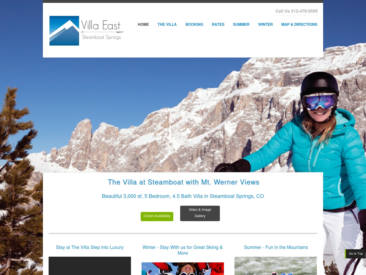 steamboatvilla.site screenshot alt-text