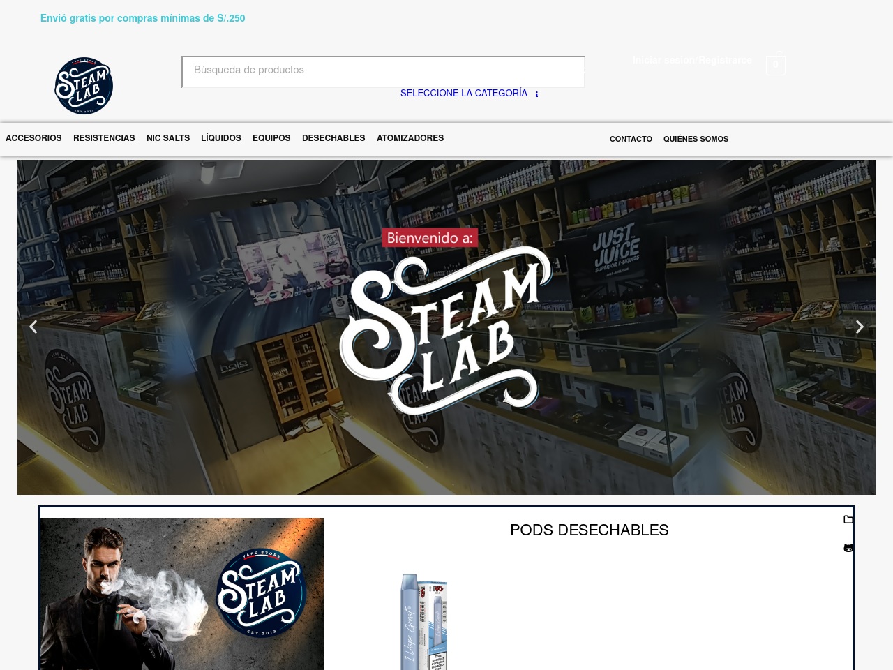 steamlabperu.com screenshot alt-text