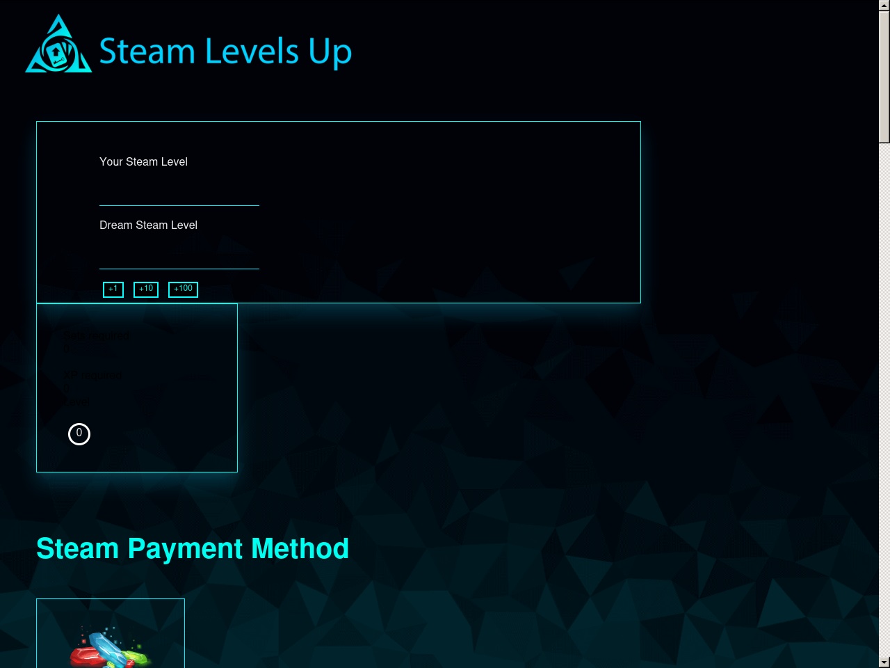 steamlevelsup.com screenshot alt-text