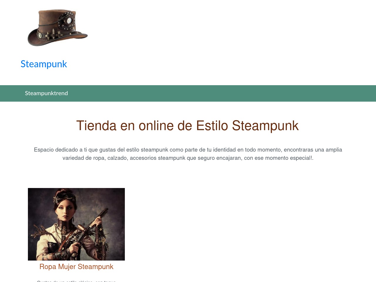 steampunktrend.com screenshot alt-text