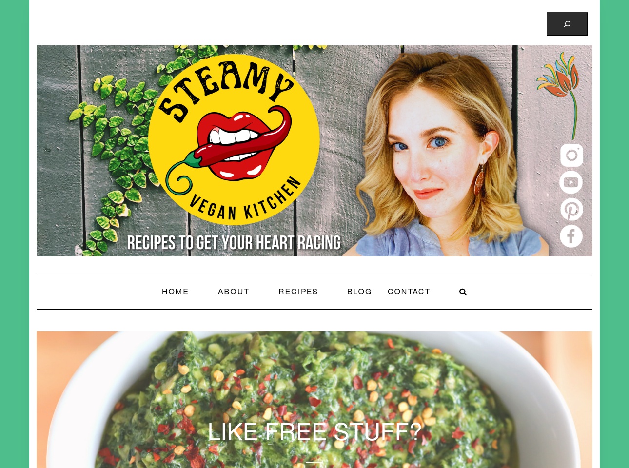 steamyvegankitchen.com screenshot alt-text