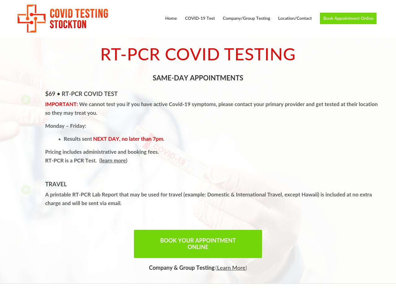 stocktoncovidtesting.com screenshot alt-text