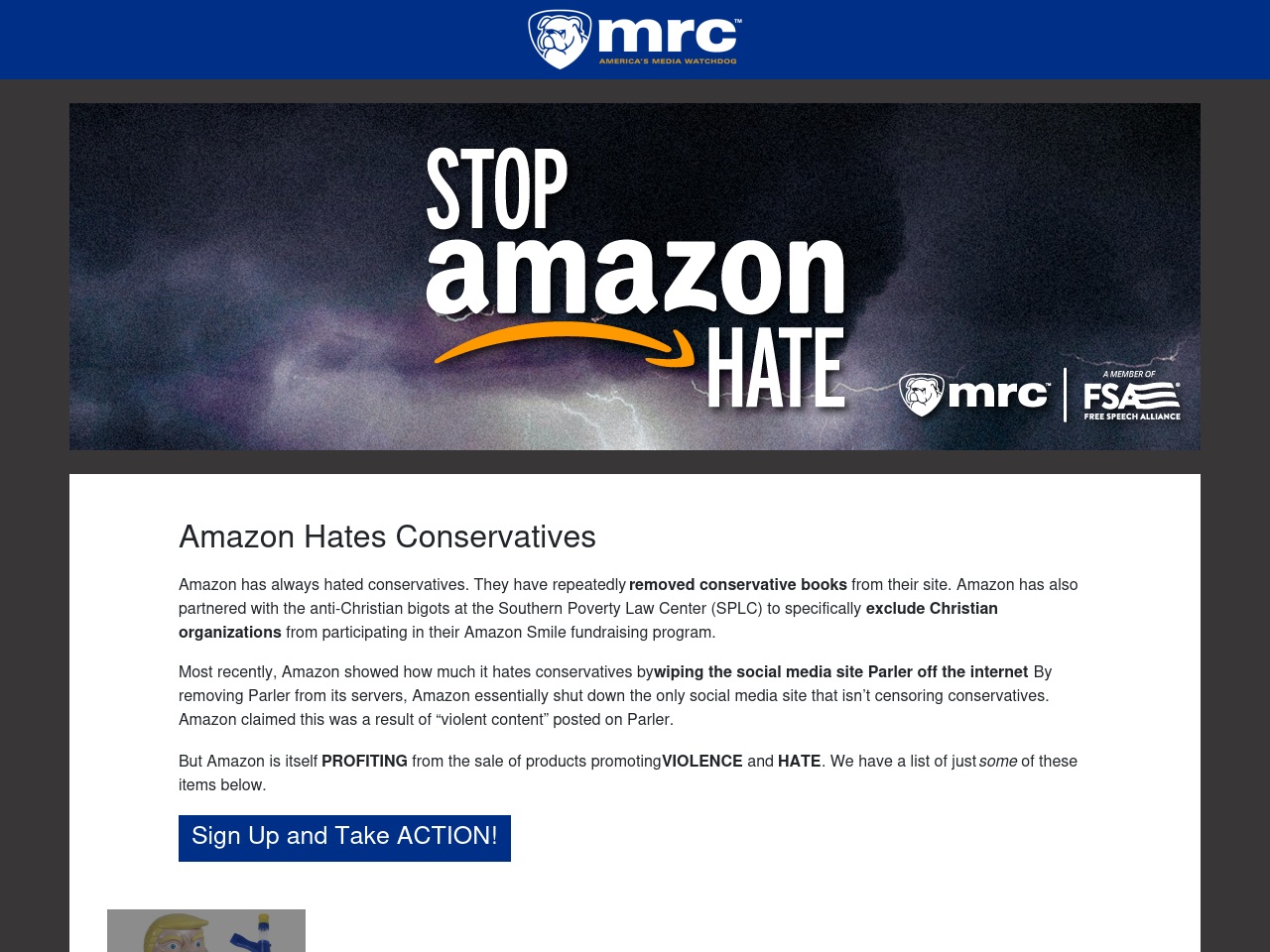 stopamazonhate.com screenshot alt-text