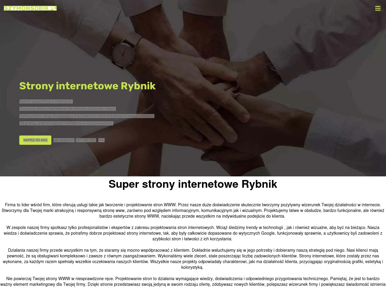 strony-www-rybnik.icu screenshot alt-text