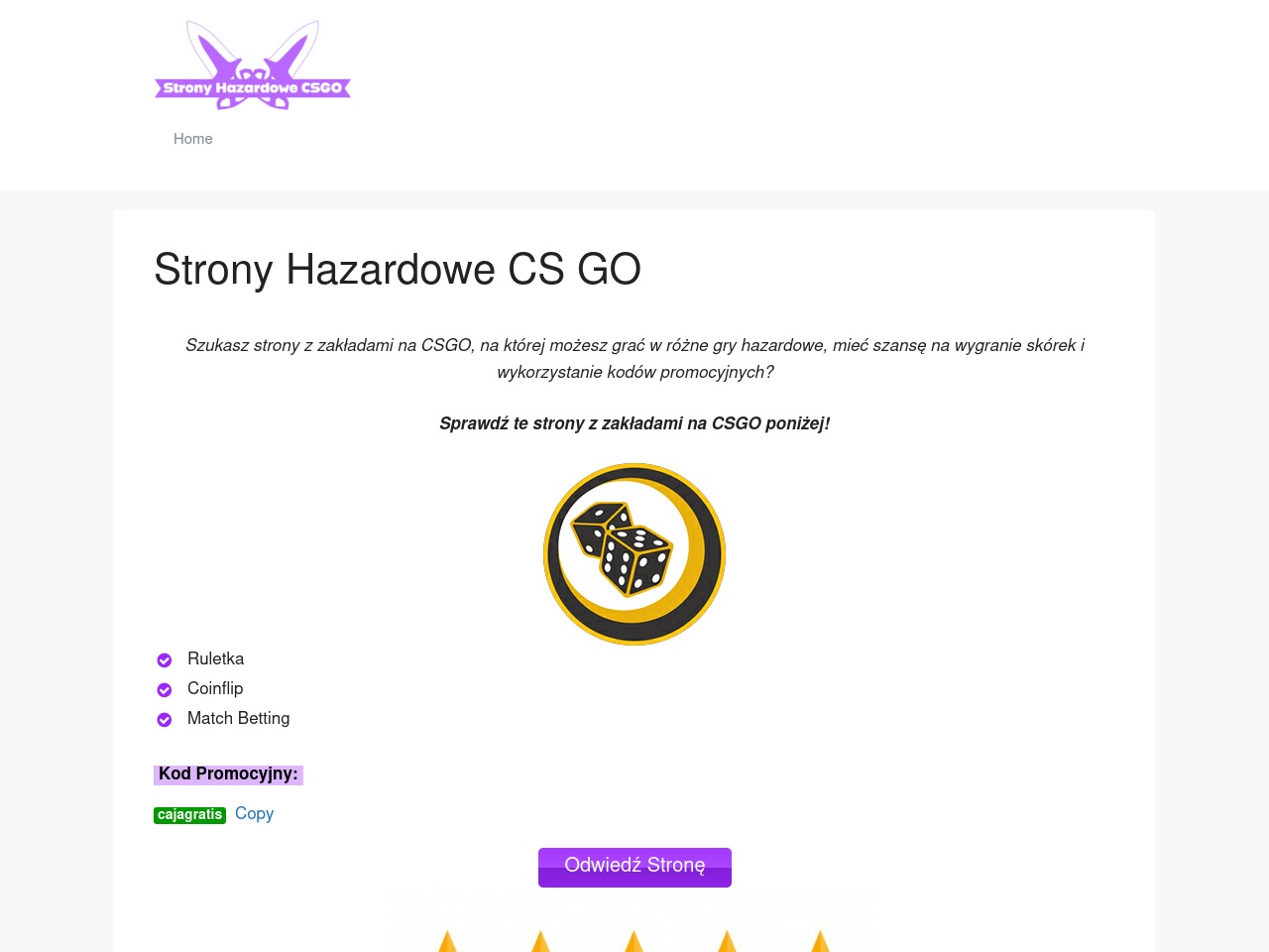 stronyhazardowecsgo.info screenshot alt-text