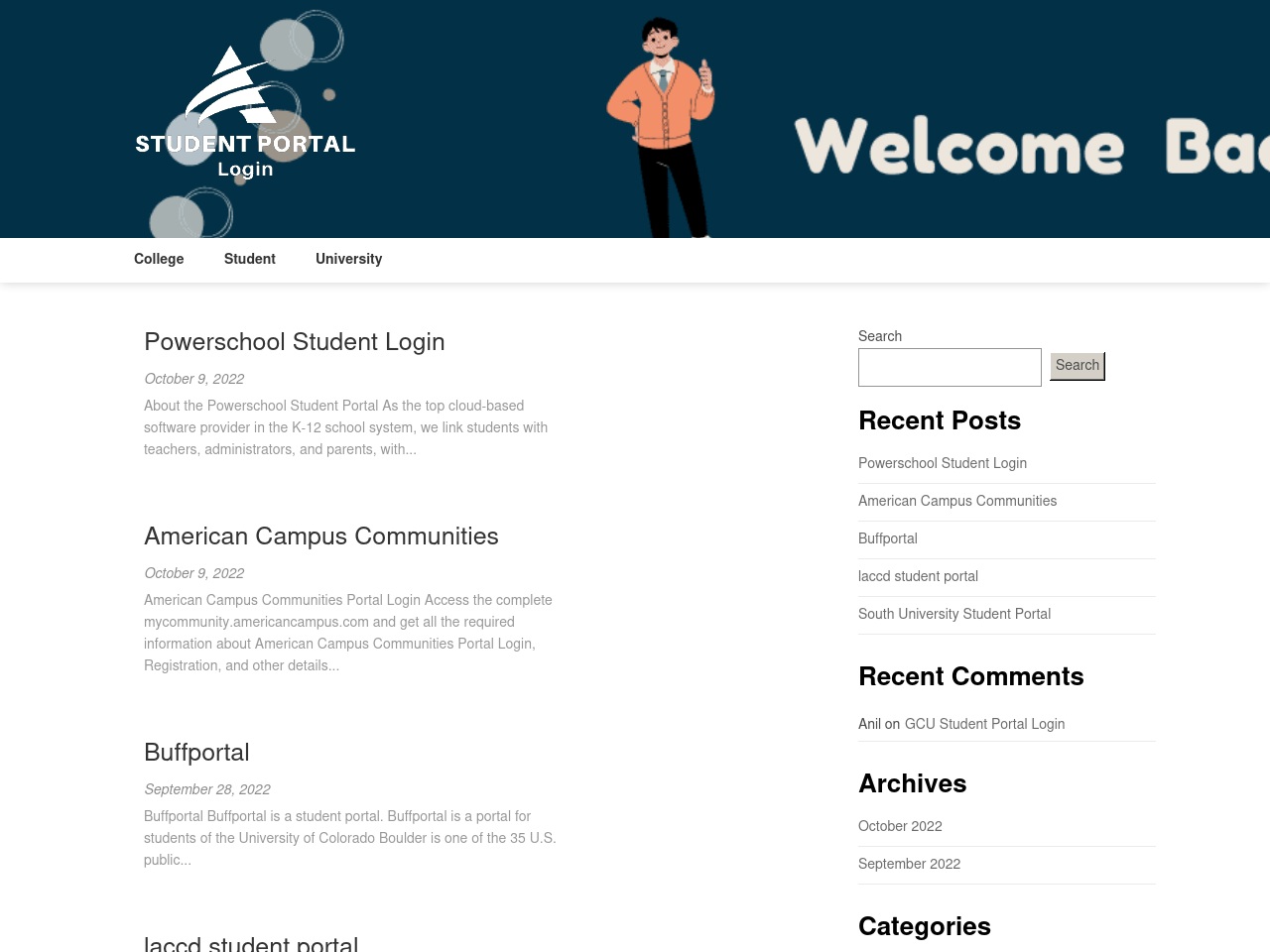 studentportallogin.net screenshot alt-text