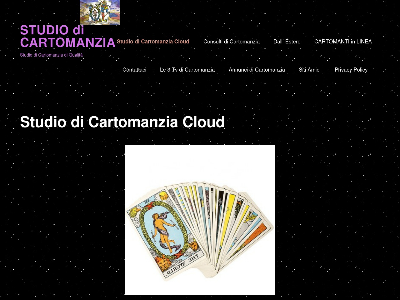 studiocartomanzia.cloud screenshot alt-text