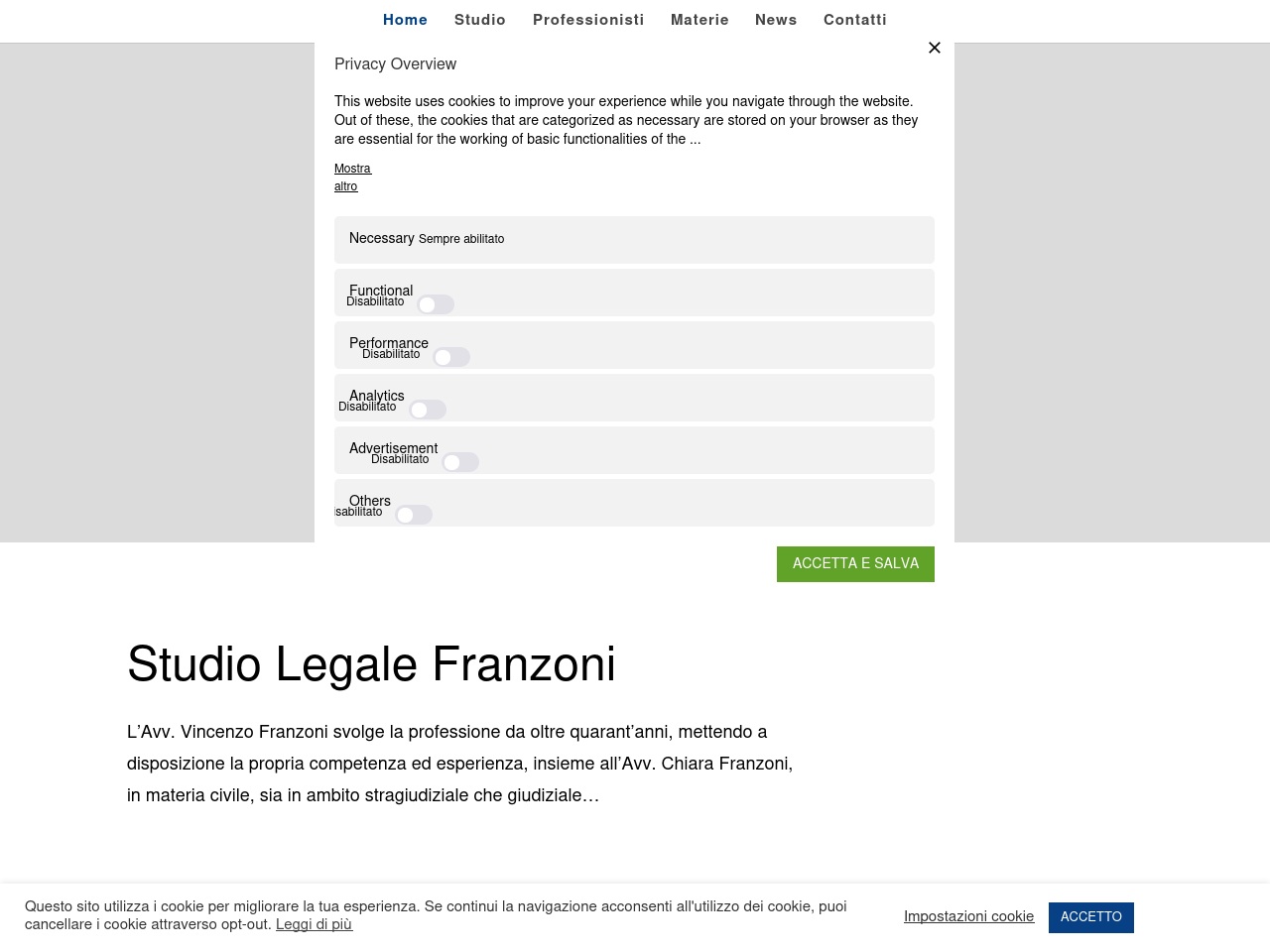 studiolegalefranzonifirenze.com screenshot alt-text