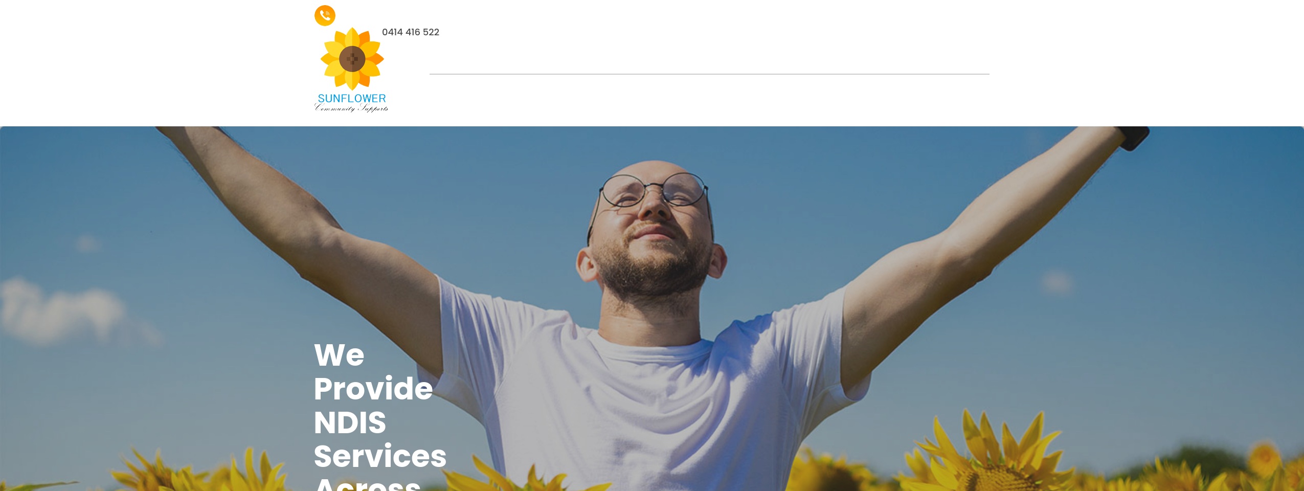 sunflowercommunitysupports.com screenshot alt-text