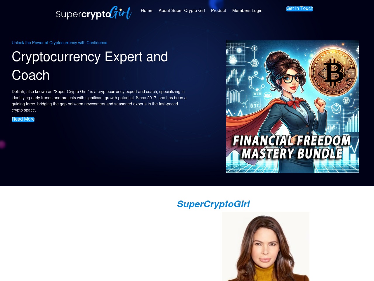 supercryptogirl.com screenshot alt-text