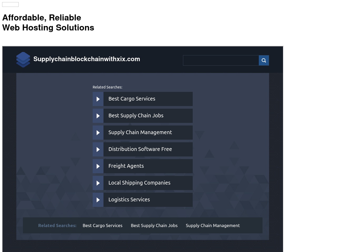 supplychainblockchainwithxix.com screenshot alt-text