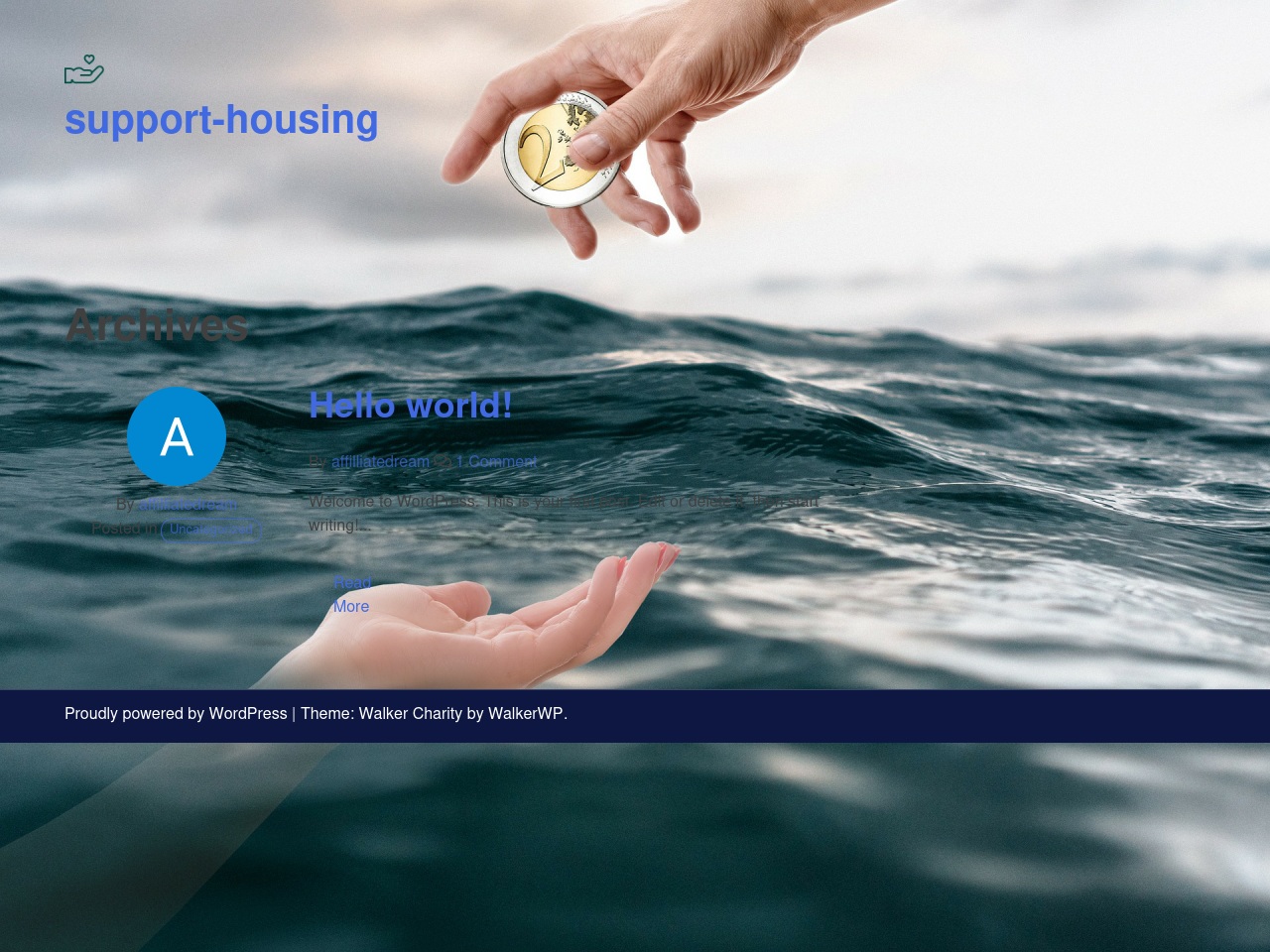 support-housing.website screenshot alt-text