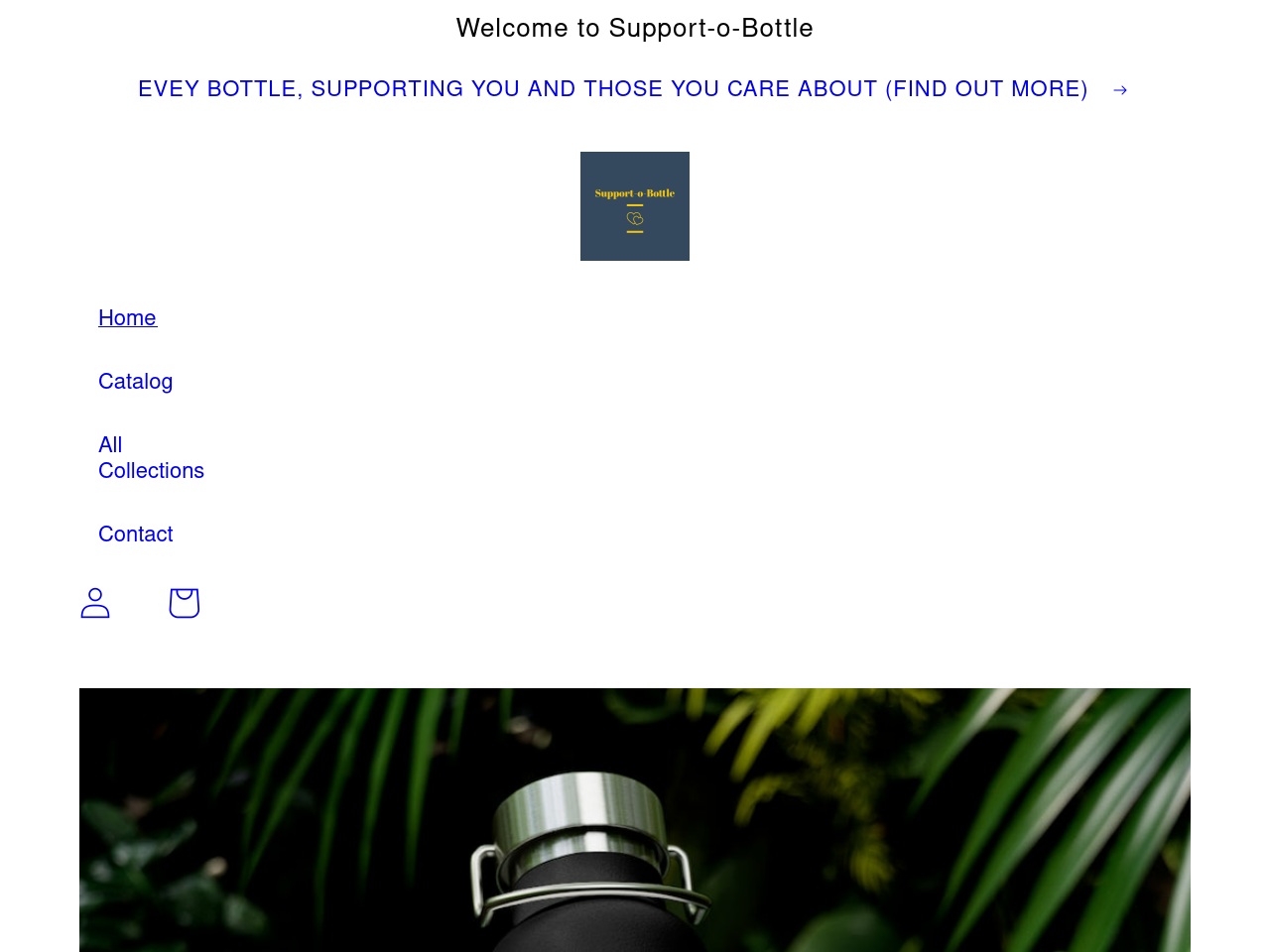 support-o-bottle.com screenshot alt-text