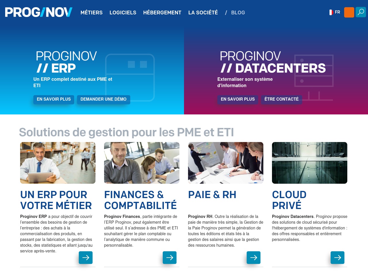 support-proginov.com screenshot alt-text