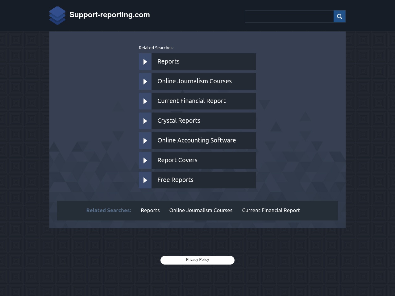 support-reporting.com screenshot alt-text