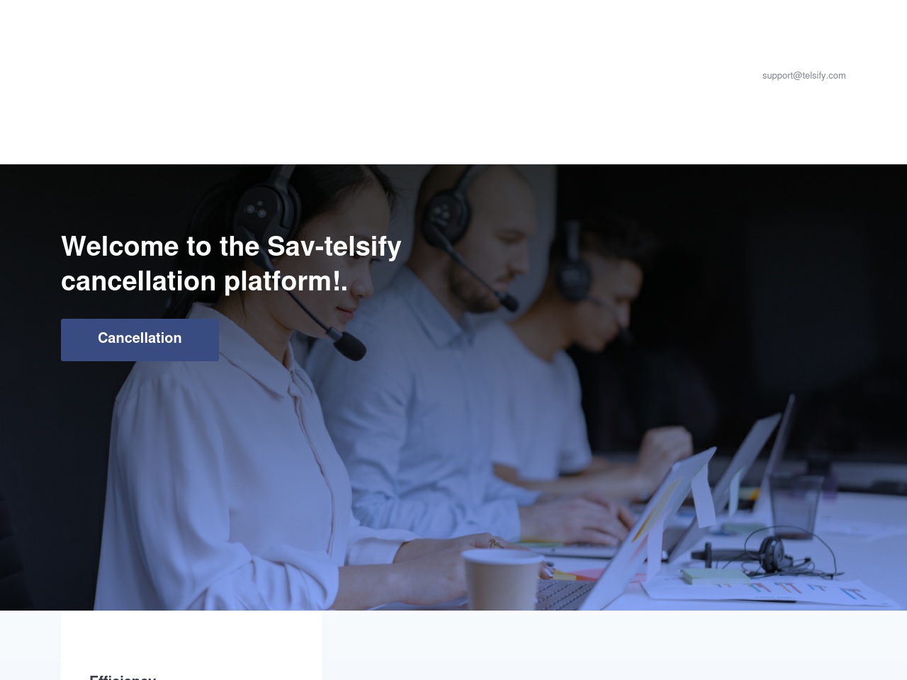 support-telsify.com screenshot alt-text