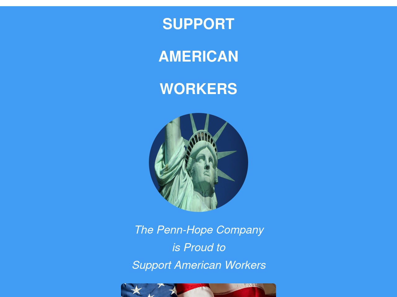 supportamericanworkers.org screenshot alt-text