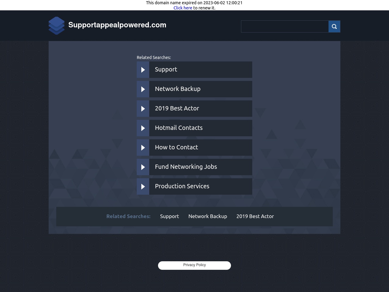 supportappealpowered.com screenshot alt-text