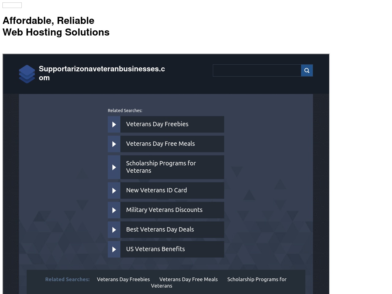 supportarizonaveteranbusinesses.com screenshot alt-text