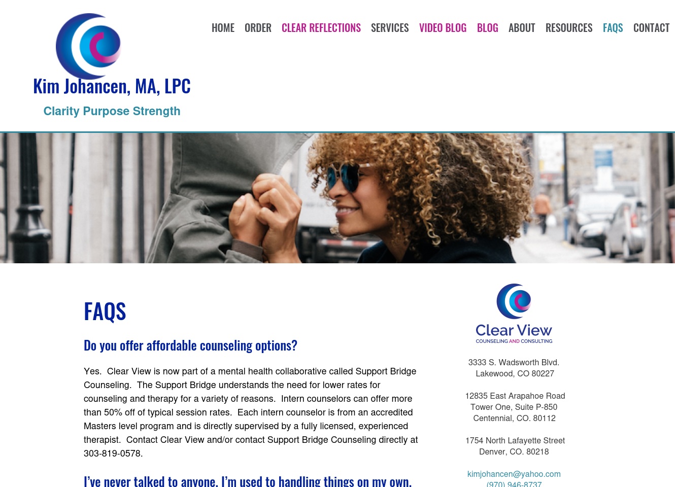 supportbridgecounseling.com screenshot alt-text