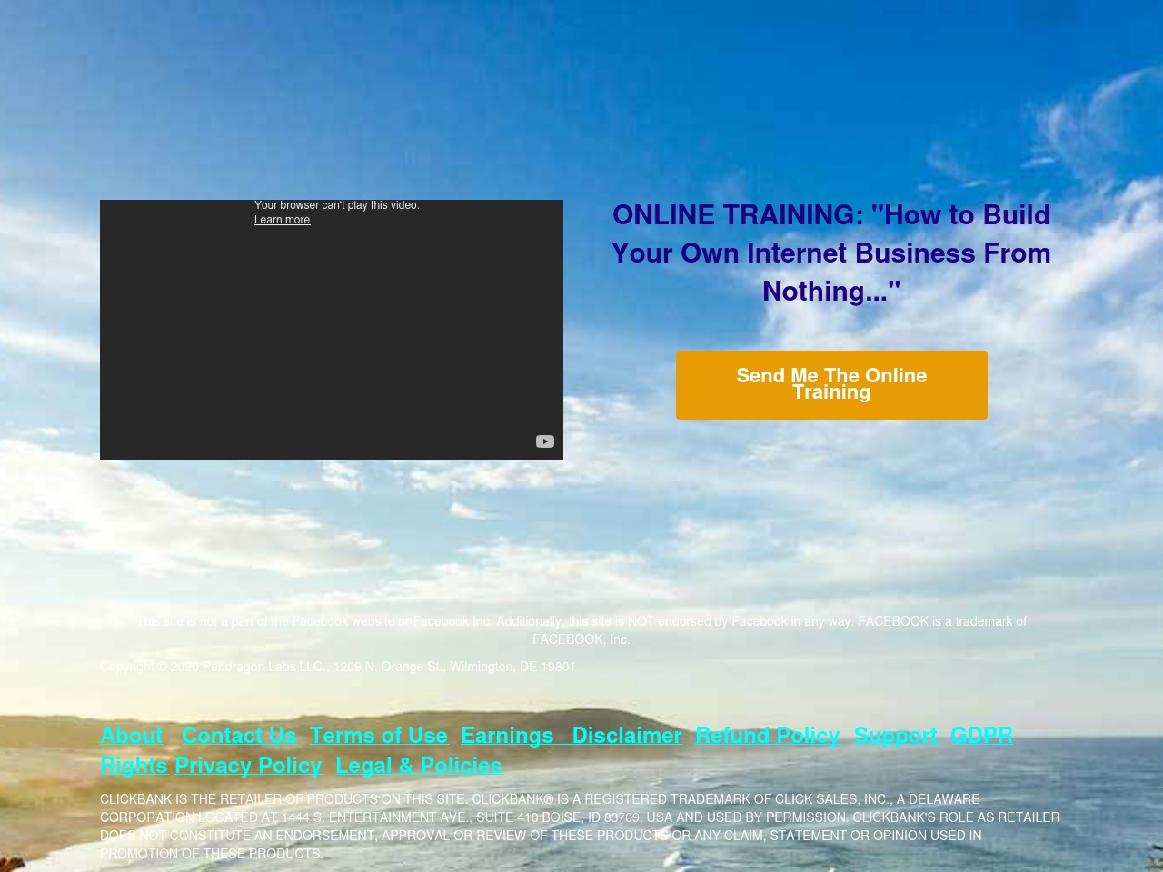 supportglobalmarketing.club screenshot alt-text