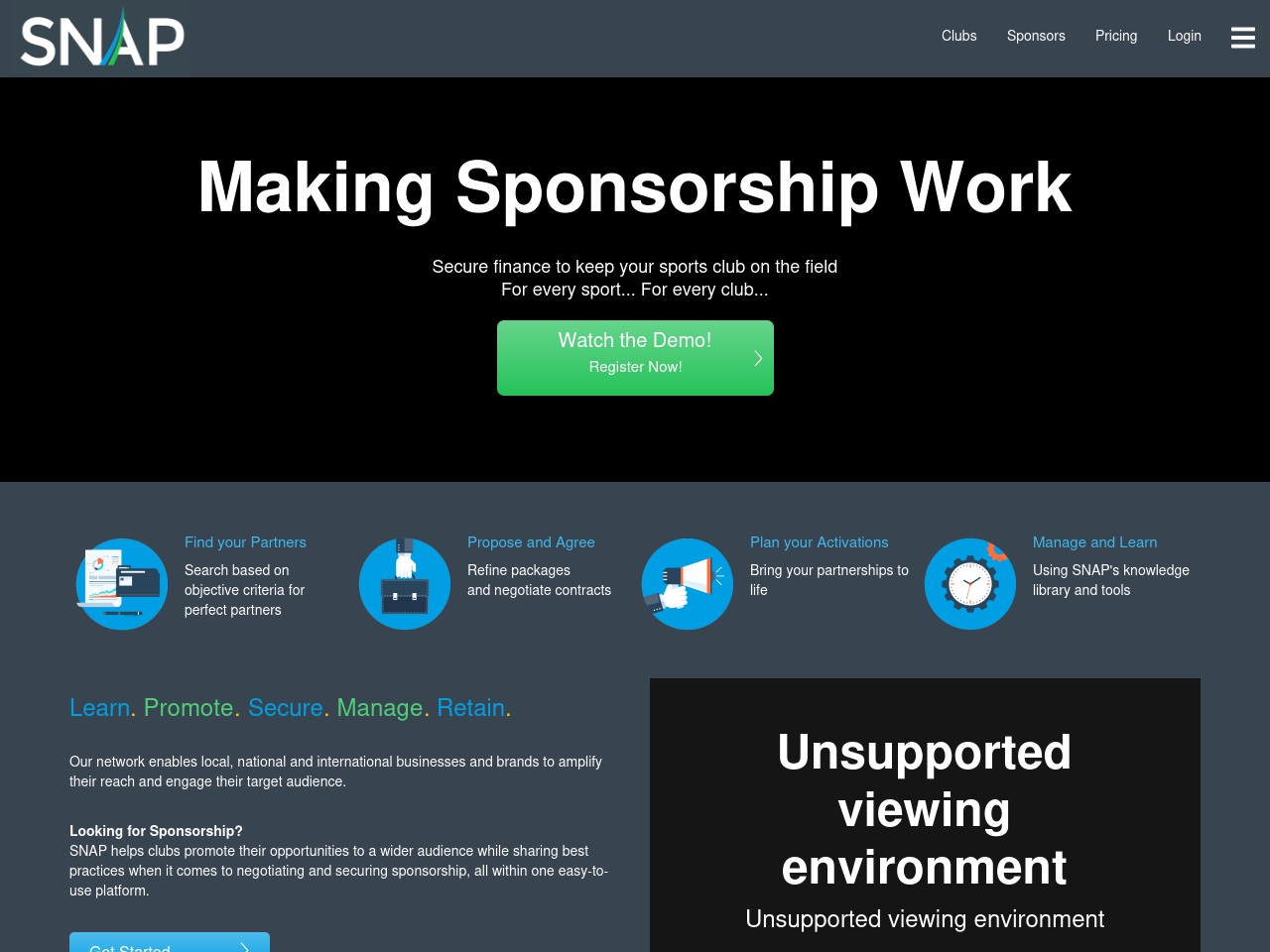 supportgrassrootssport.com screenshot alt-text