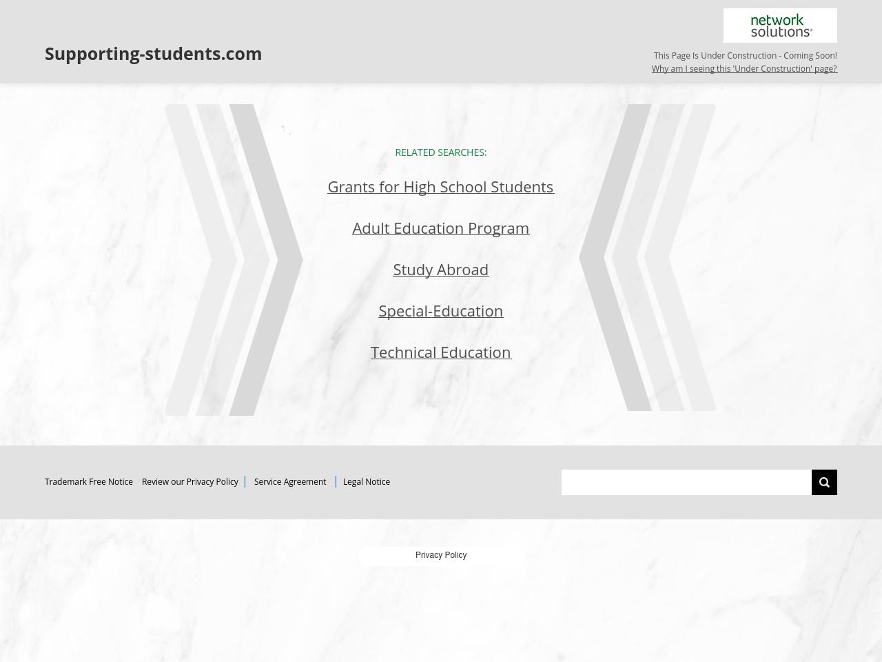supporting-students.com screenshot alt-text