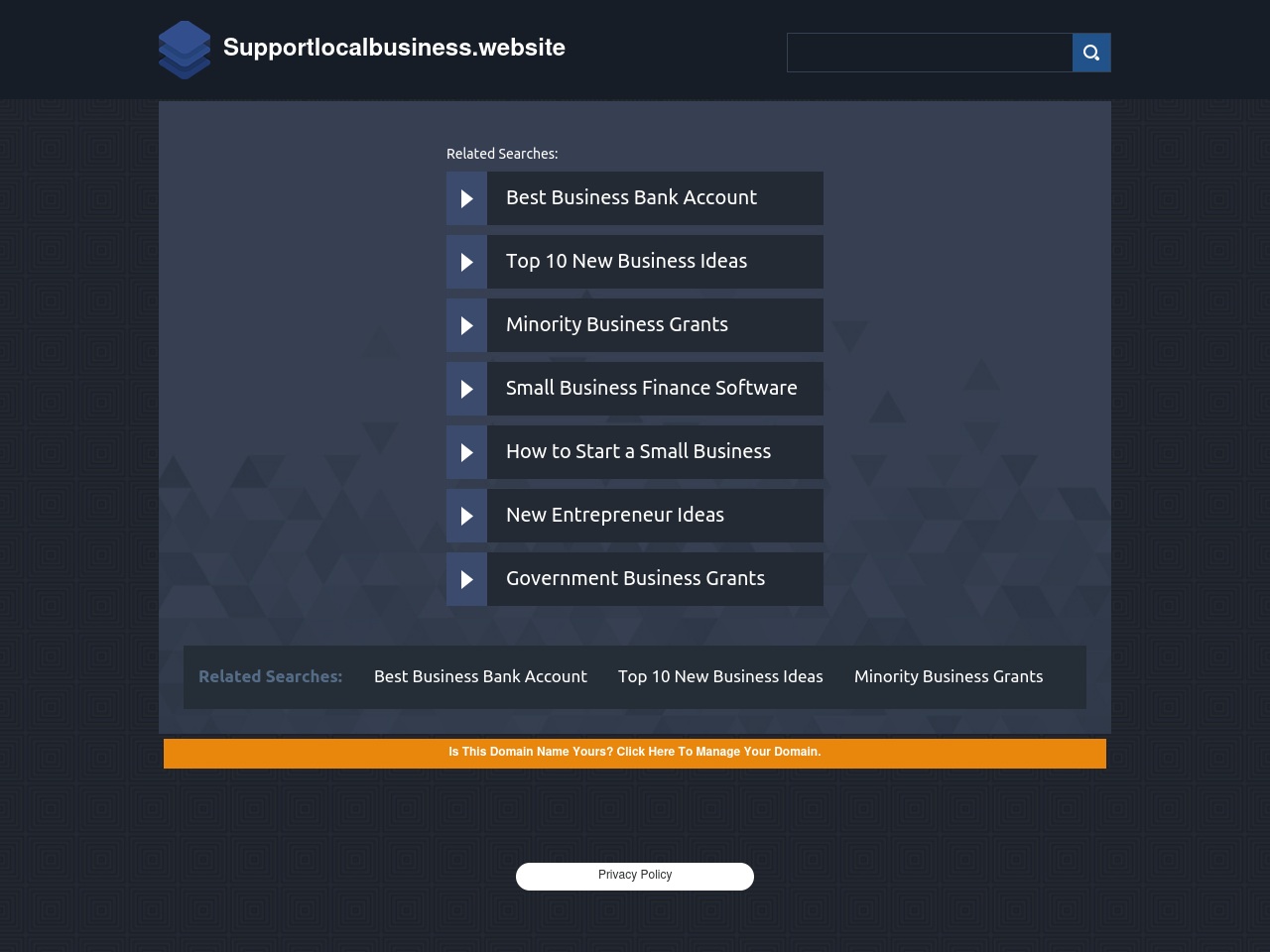 supportlocalbusiness.website screenshot alt-text
