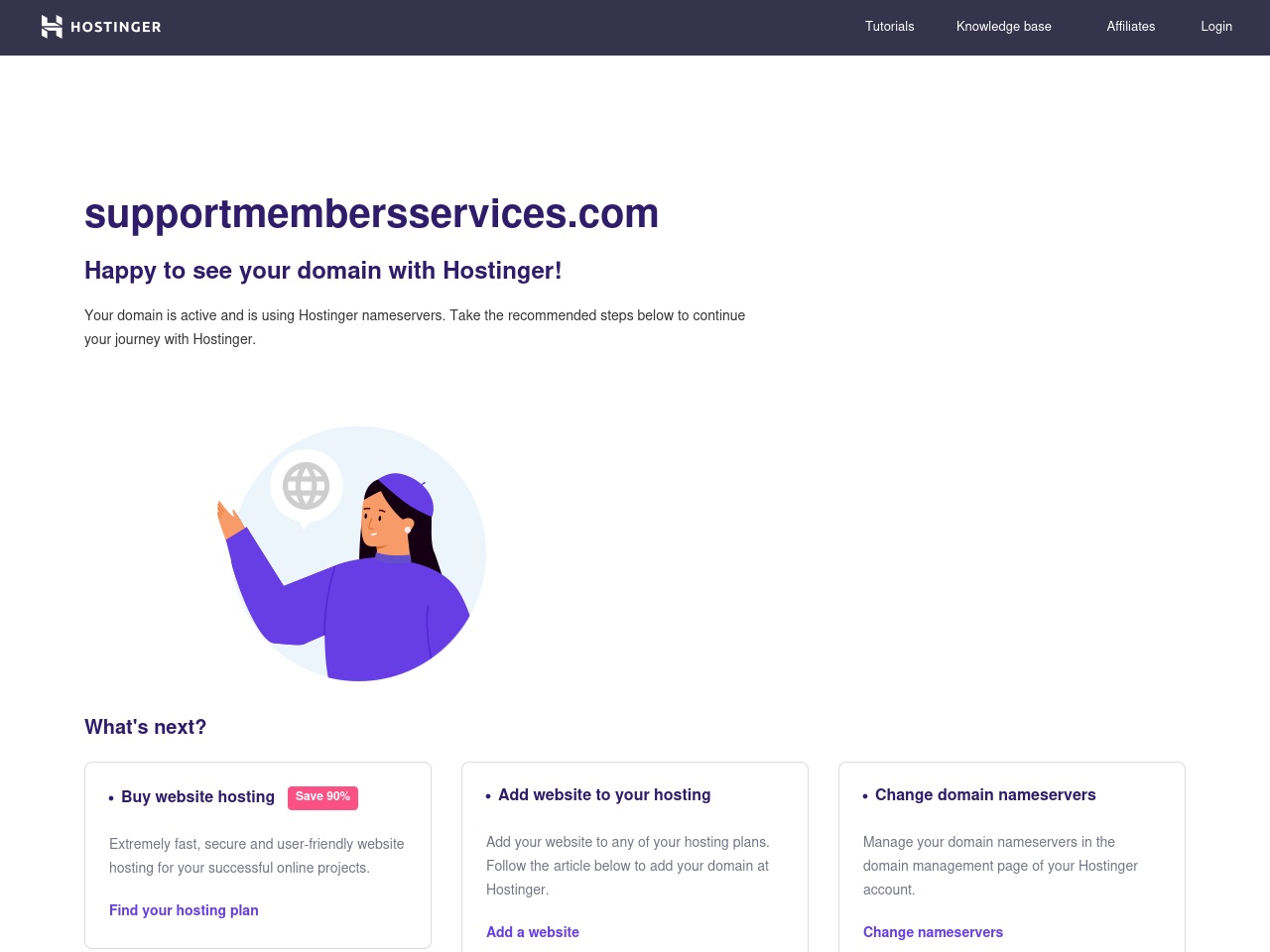 supportmembersservices.com screenshot alt-text