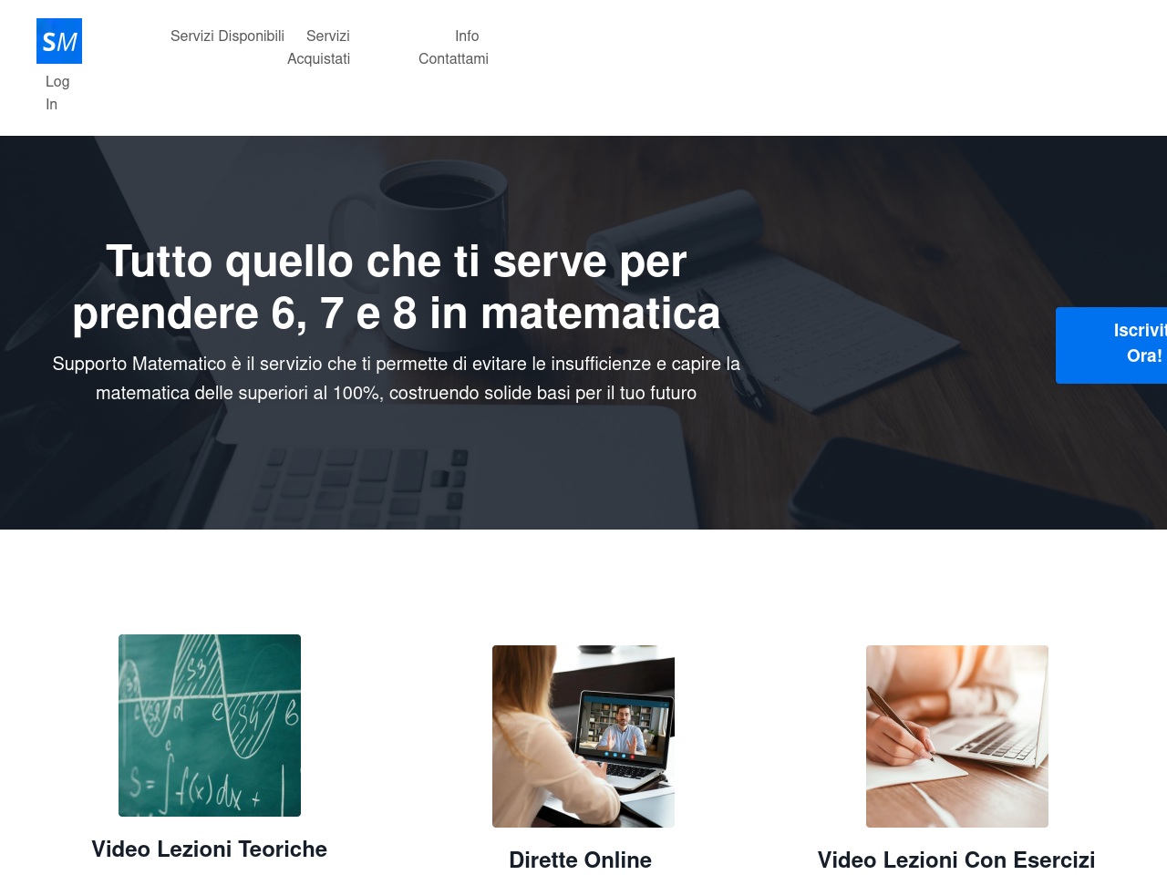 supportomatematico.com screenshot alt-text