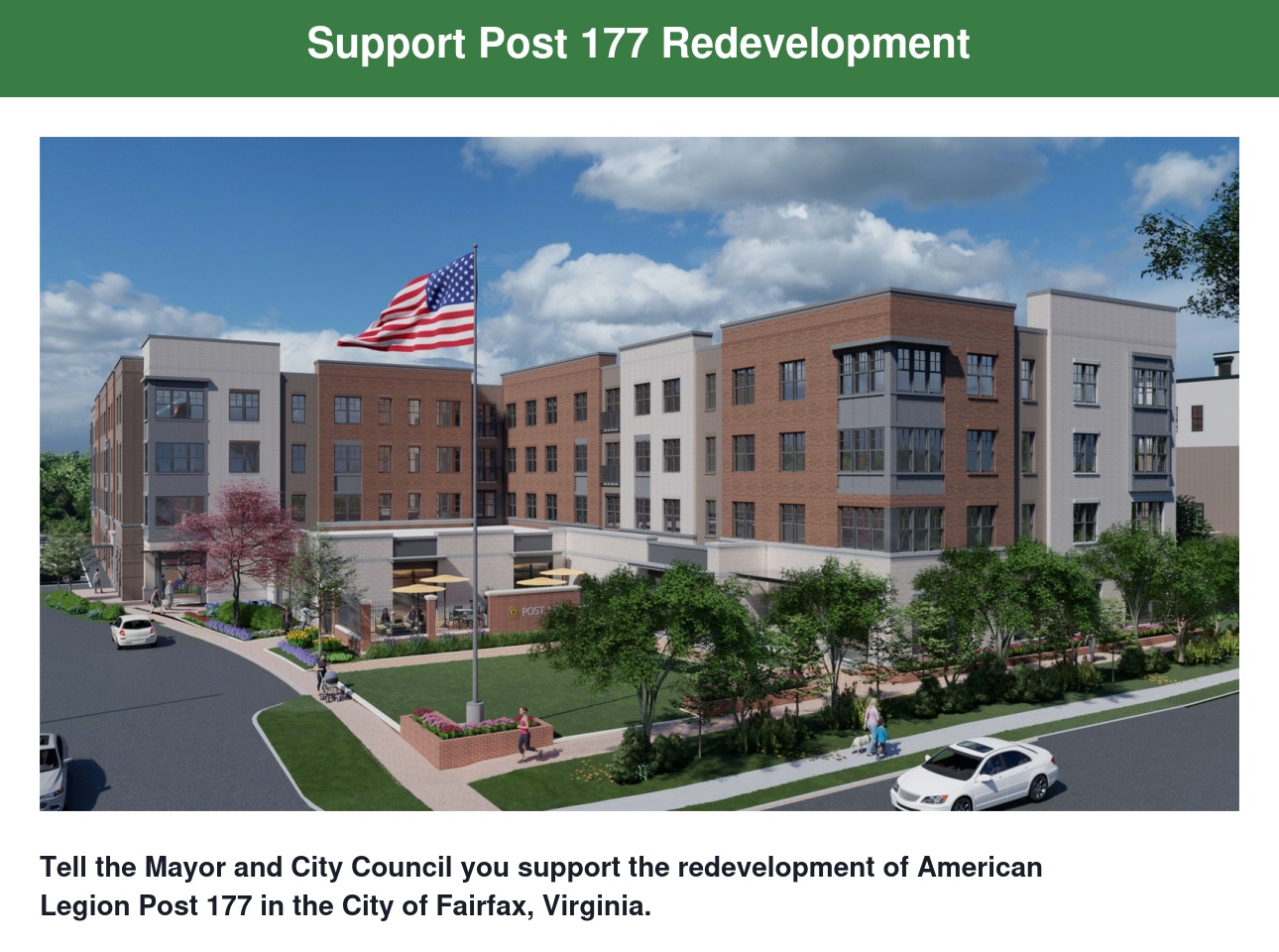supportpost177redevelopment.com screenshot alt-text