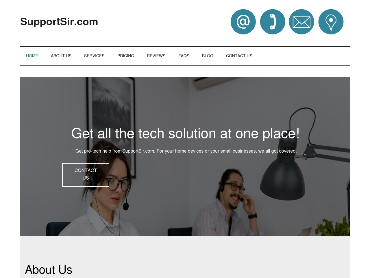 supportsir.com screenshot alt-text