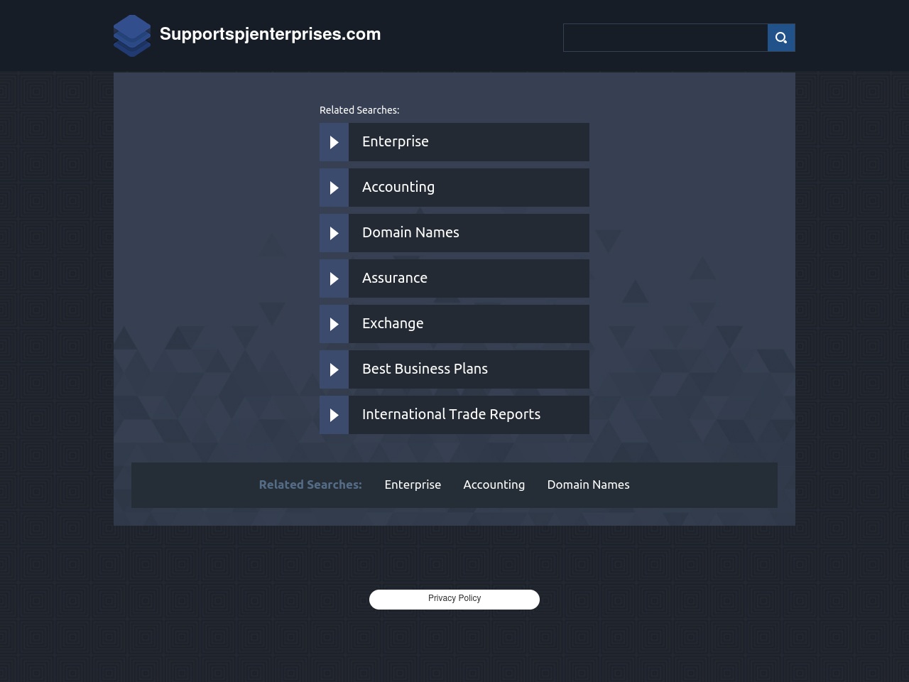 supportspjenterprises.com screenshot alt-text