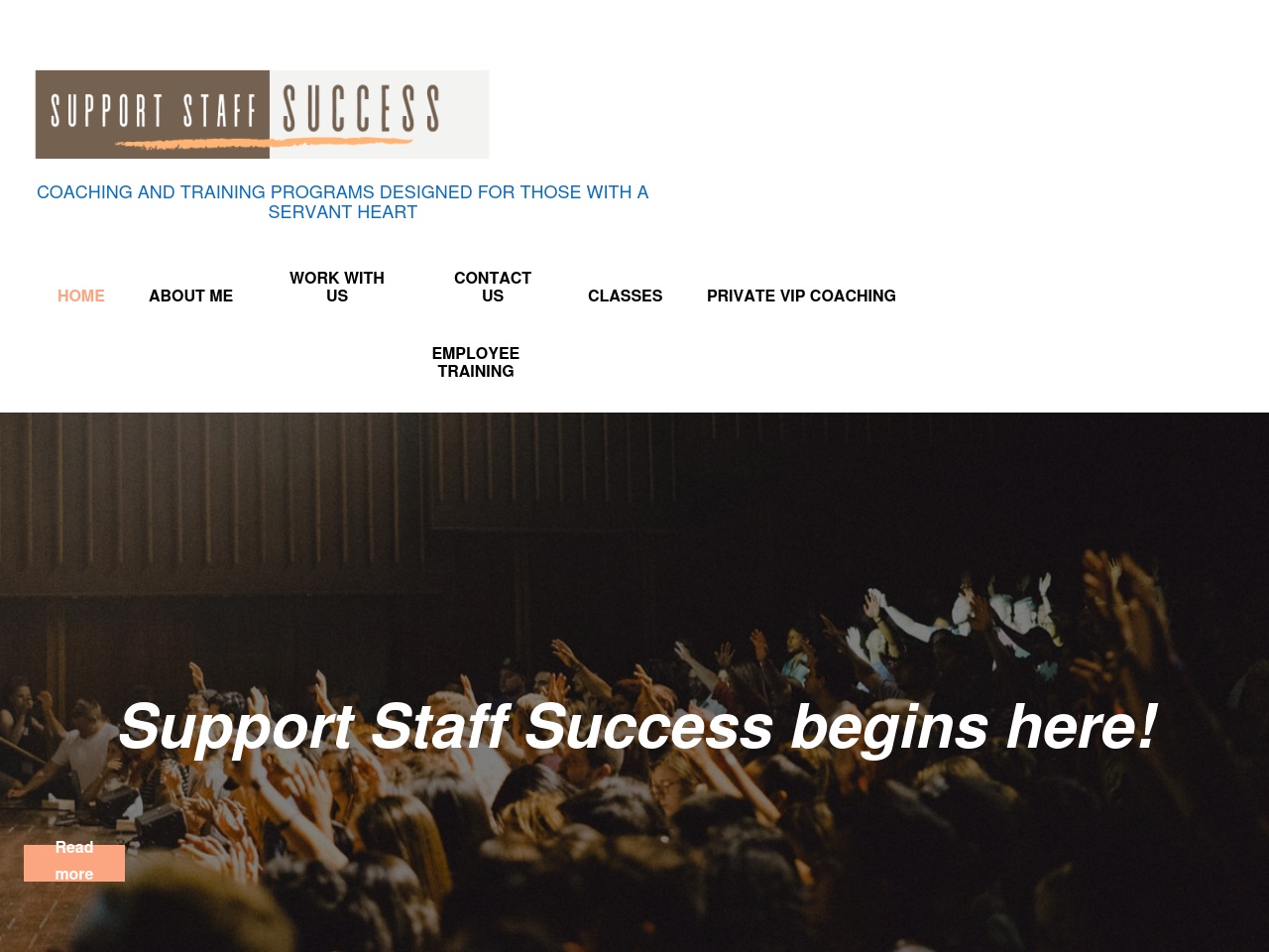 supportstaffsuccess.com screenshot alt-text