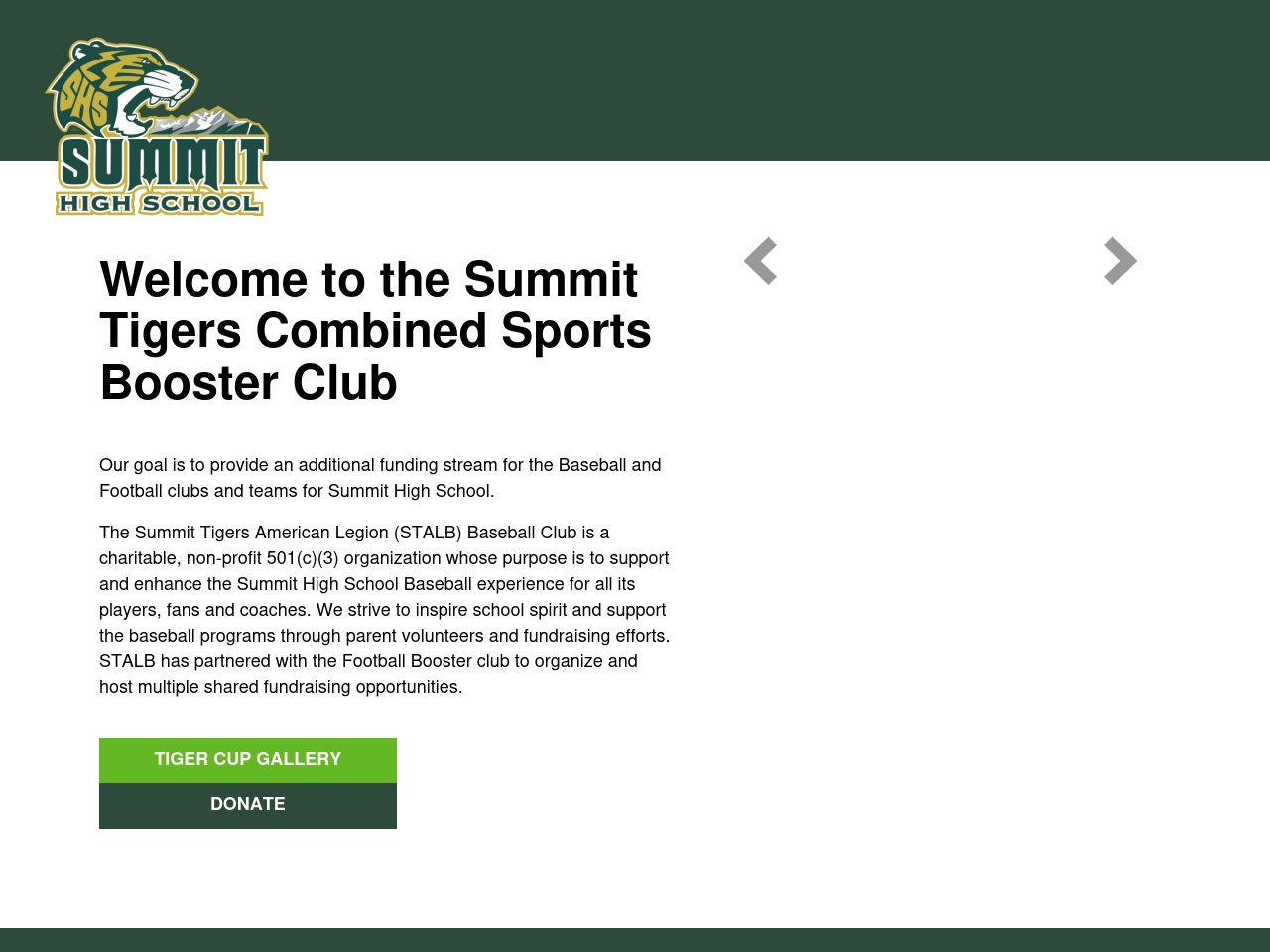 supportsummithssports.org screenshot alt-text