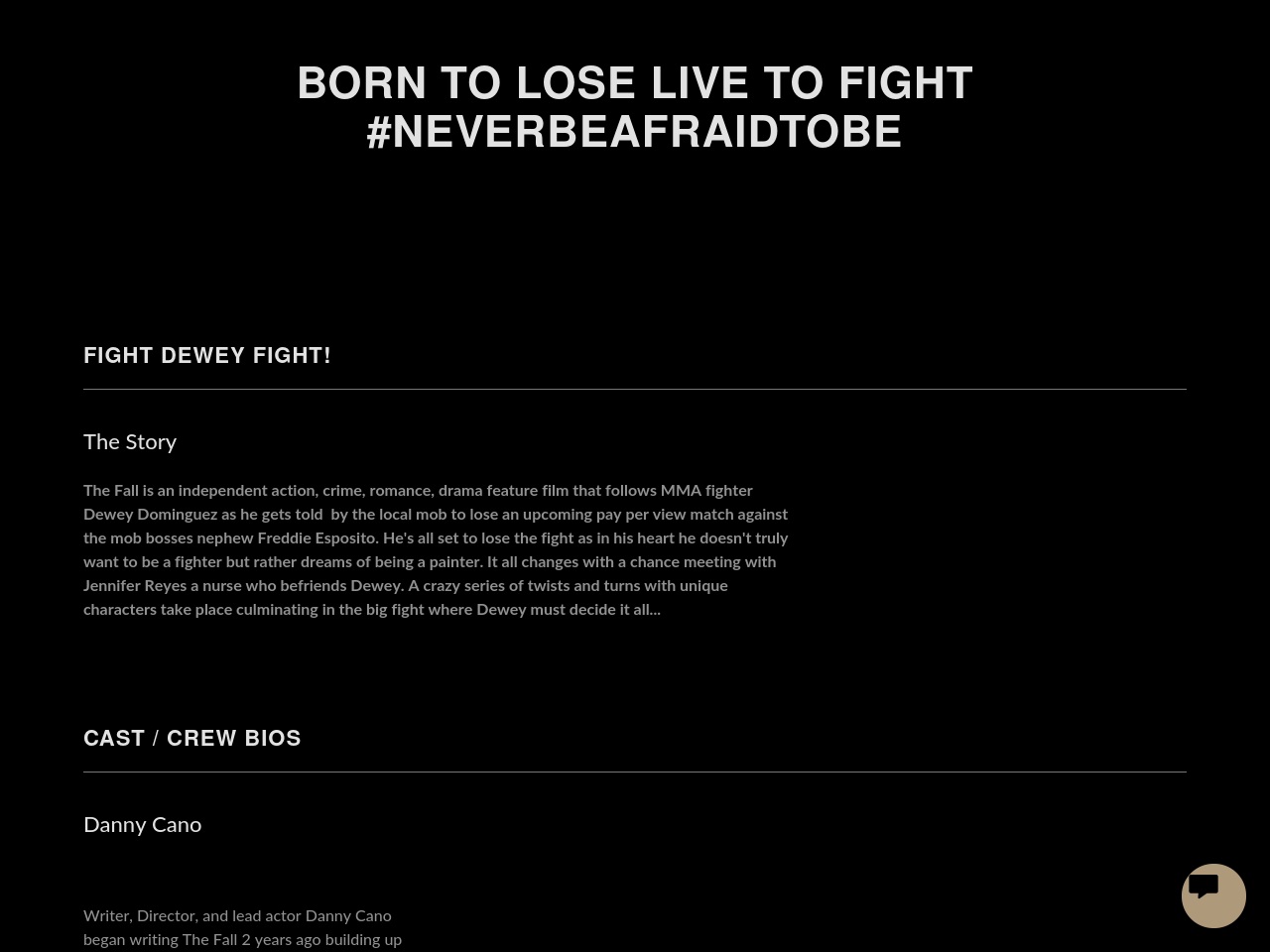 supportthefall.com screenshot alt-text