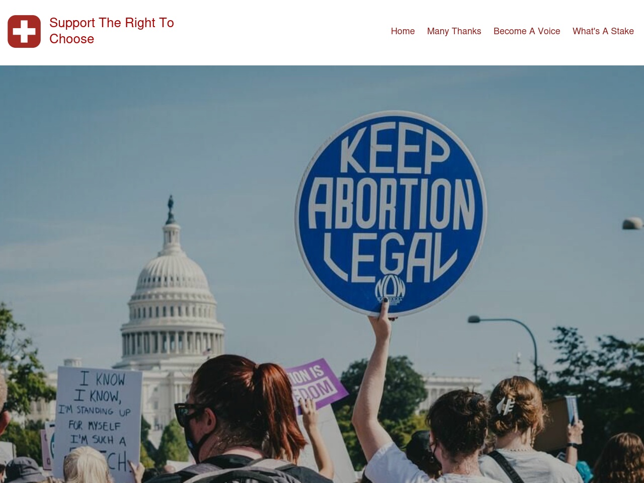 supporttherighttochoose.com screenshot alt-text