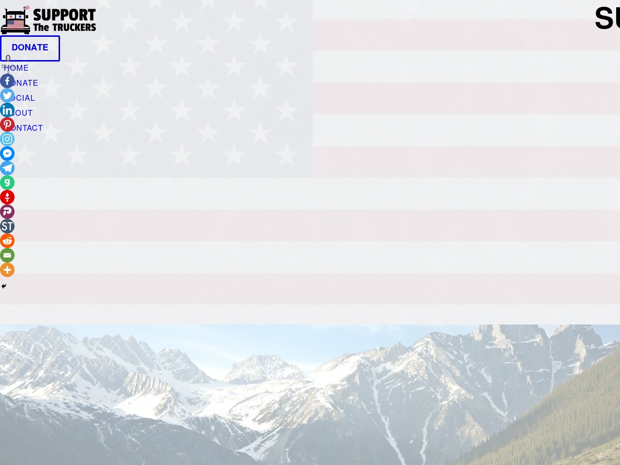supportthetruckers.com screenshot alt-text