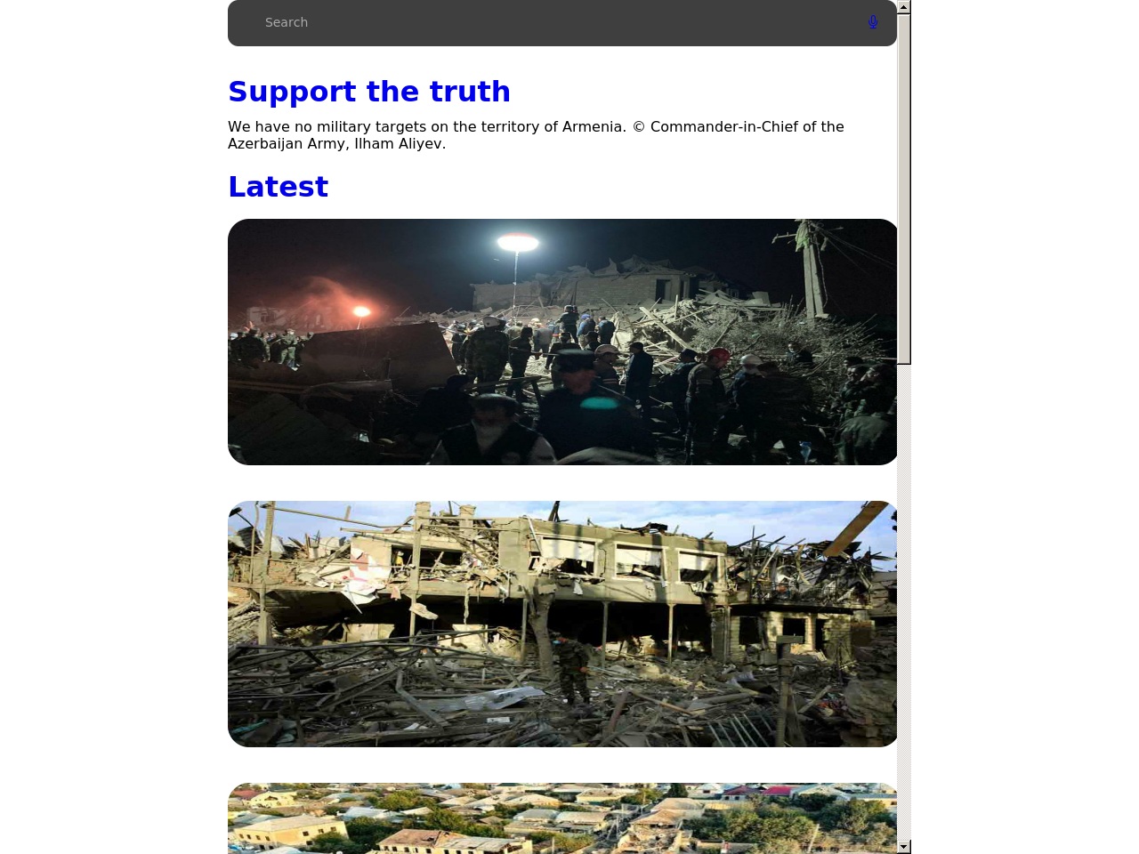 supportthetruth.net screenshot alt-text