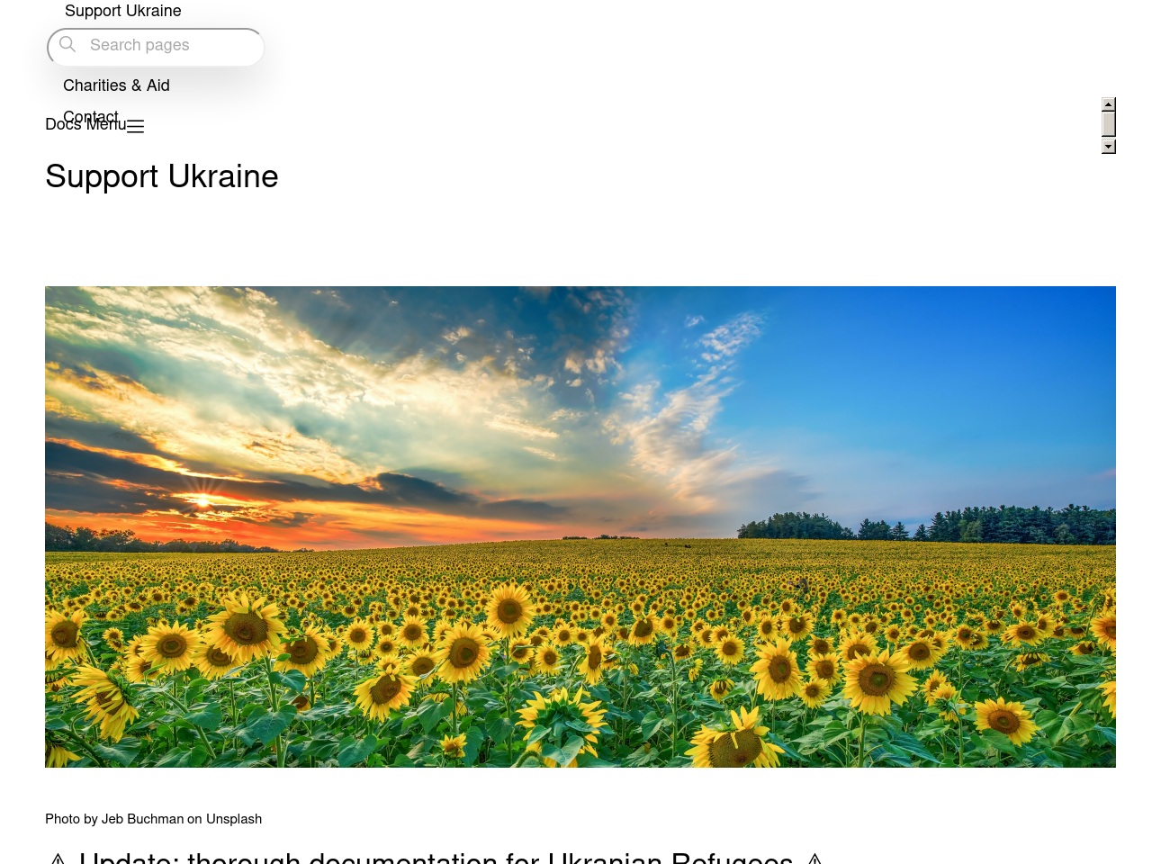 supportukraine.love screenshot alt-text