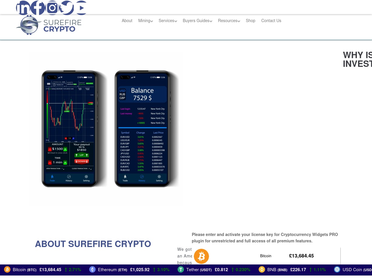 surefirecrypto.com screenshot alt-text