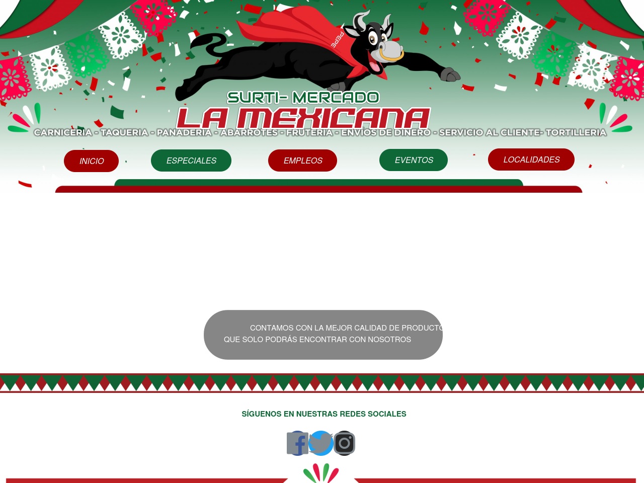surtimercadolamexicana.com screenshot alt-text