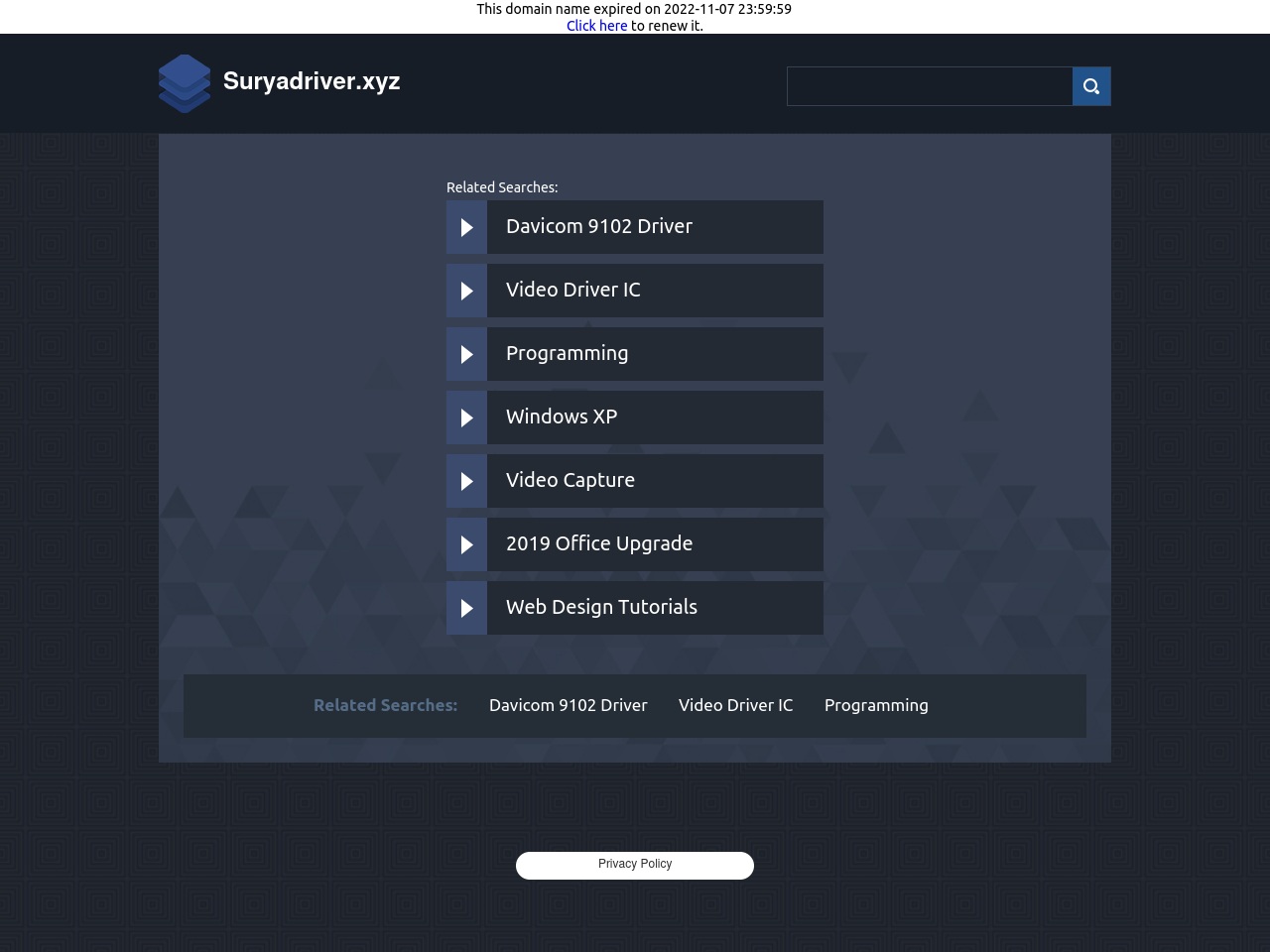 suryadriver.xyz screenshot alt-text