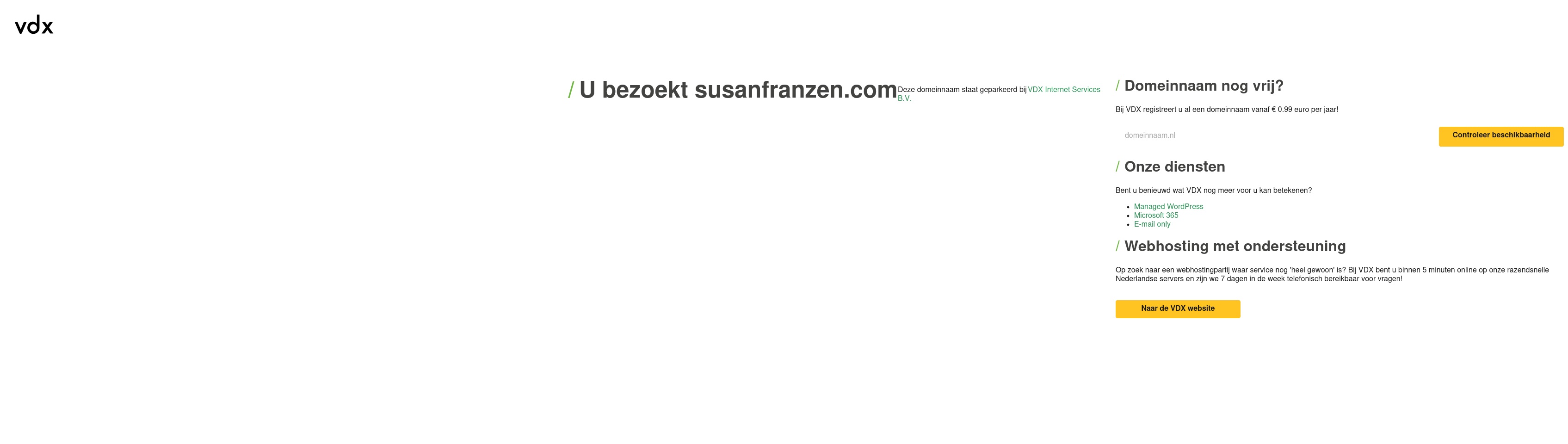 susanfranzen.com screenshot alt-text