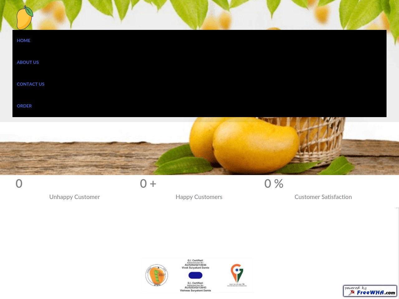 suvarnaswaadmangoes.store screenshot alt-text