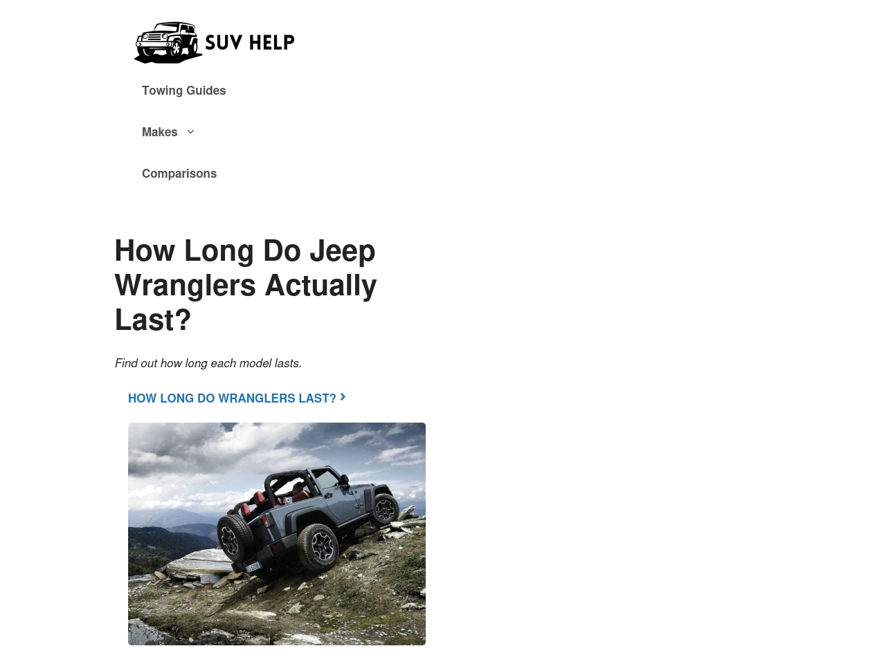 suvhelp.com screenshot alt-text