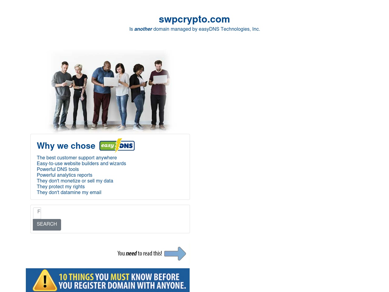 swpcrypto.com screenshot alt-text