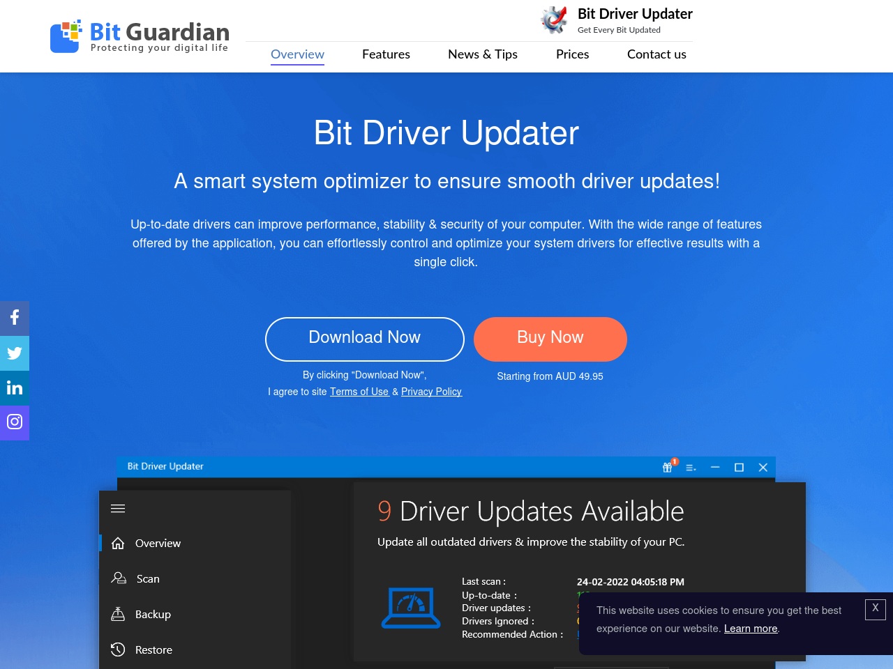 sysdriverupdater.com screenshot alt-text
