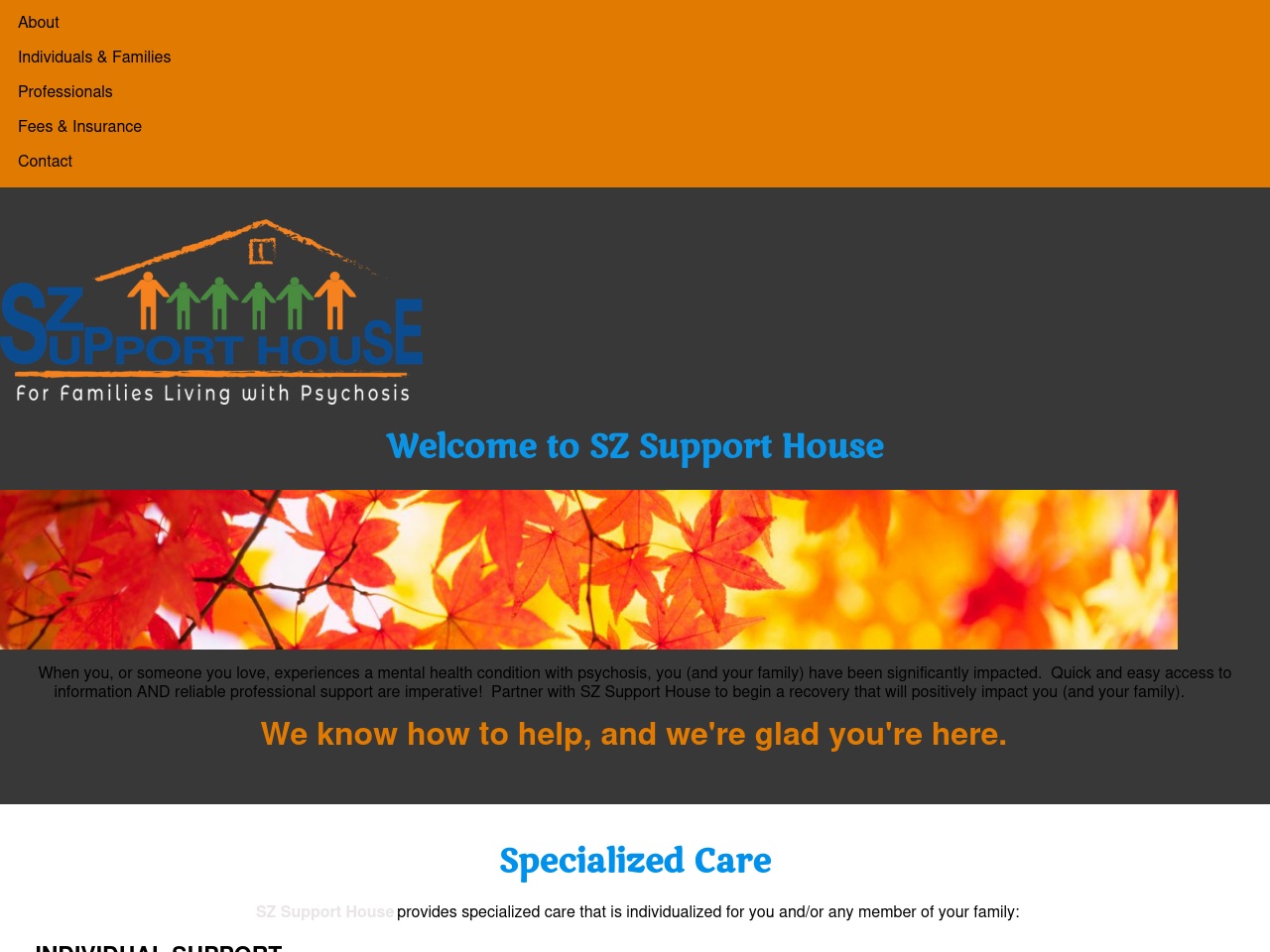 szsupporthouse.com screenshot alt-text
